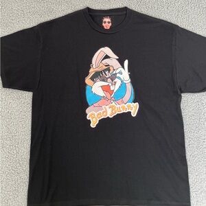 Bad Bunny Bugs Bunny Cool Men’s Black Tee NWT